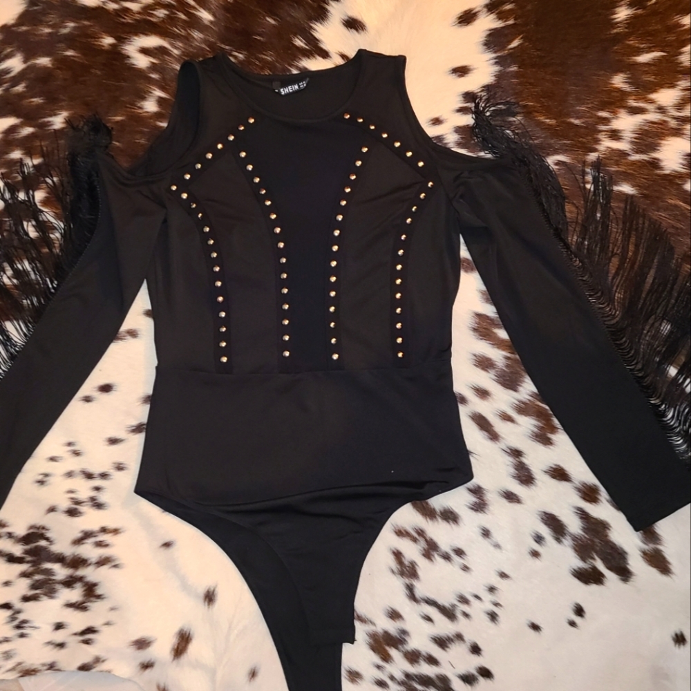 4 diffrent fringe shirts super cute for the rode or date night